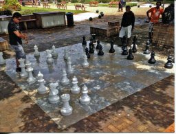 New Caledonia Giant Chess Board - Nouméa - Echecs