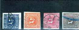 1908 - Timbres Pour Journaux  Mi 157/160 Et Yv No 16/19 - Journaux