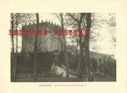 ESPANA <  SOTAMAYOR < Entrada Al Castillo De Mos Del Siglo XI - Vision Por E. Diez Altable Formato 15cm X 20cm - Pontevedra