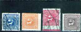 1908 - Timbres Pour Journaux  Mi 157/160 Et Yv No 16/19 Dentelure Non Officielle !!! - Newspapers