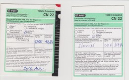 Denmark Customs Declarations From Danish Post - Used - Collezioni