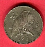 FIDJI 1978 10 DOLLAR OISEAU  TTB/SUP  43 - Fiji