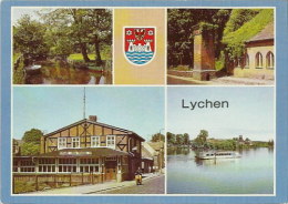 AK Lychen Templin Mehrbild Farbfoto 1989 DDR #2028 - Templin