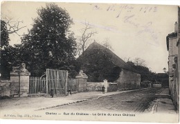 -78-  Chatou Rue Du Château  Grille Du Vieux Château édition Fabre Peu Courante  - Timbrée TB - Chatou