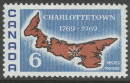 Canada. 1969 Bicentenary Of Charlottetown As Capital Of Prince Edward Island. 6c MH. SG 642 - Unused Stamps