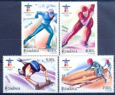 RO 2010-6410-3 OLYMPIC GAMES VANCOUVER, ROMANIA, 1 X 4v, MNH - Invierno 2010: Vancouver