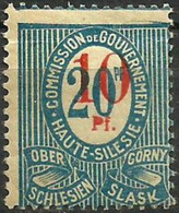 HAUTE SILESIE..1920..Michel # 11...MH. - Unused Stamps