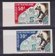 CENTRAFRICAINE  NON DENTELE/IMPERF  OIT   YVERT N° 118/9 **  MNH  Réf  5428 - IAO