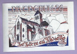 Vignette METZ - Divodorum 86 - Le Livre En Moselle - Vignettes De Fantaisie