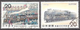 JAPAN   # STAMPS FROM YEAR 1972  " STANLEY GIBBONS 1305 1306" - Oblitérés