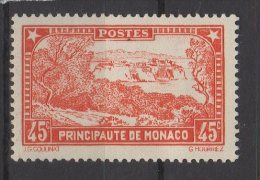 Monaco N° 123 A Neuf Avec Charnière * Rouge-brique - Neufs