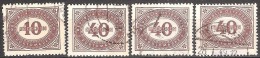 AUSTRIA   # STAMPS FROM YEAR 1947  " STANLEY GIBBONS D1040 D1050" - Taxe