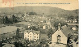 CPA 64  ARUDY VUE GÉNÉRALE ET CHAPELLE SAINT MICHEL - Arudy