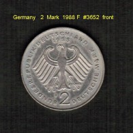 GERMANY   2  MARK  1988 F  (KM # 149) - 2 Marcos