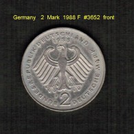 GERMANY   2  MARK  1988 F  (KM # 149) - 2 Mark