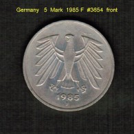 GERMANY   5  MARK  1985 F  (KM # 140.1) - 5 Marchi