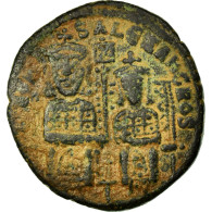 Monnaie, Leo VI The Wise 886-912, Follis, Constantinople, TB+, Cuivre - Bizantinas