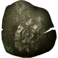 Monnaie, Isaac II Angelus 1185-1195, Aspron Trachy, Constantinople, TB+, Billon - Bizantinas