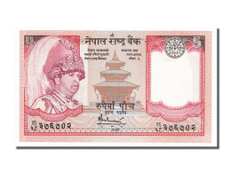 Billet, Népal, 5 Rupees, 2005, NEUF - Népal