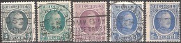 BELGIUM  # STAMPS  FROM YEAR 1922 " STANLEY GIBBONS  352 353 357 370 " - 1921-1925 Petit Montenez