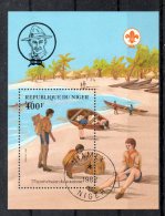 NIGER. BF 38 Oblitéré De 1982. Scoutisme. - Used Stamps