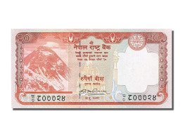 [#253978] Népal, 20 Rupees, Type 2008 - Nepal