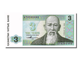 Billet, Kazakhstan, 3 Tenge, 1993, NEUF - Kazakhstán