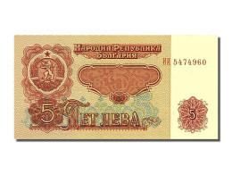 Billet, Bulgarie, 5 Leva, 1974, NEUF - Bulgarie