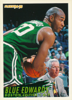 Basket, NBA, Fleer 94/95 : BLUE EDWARDS, BOSTON CELTICS, N° 13 - 1990-1999