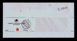 Portugal Covers 1988 RARE POSTAGE TAXE DUE (T) In OFFICIAL Cover Mail CTT Post Office Gc1672 - Storia Postale