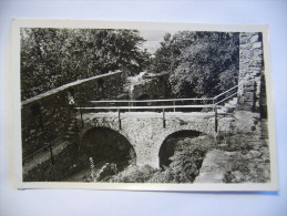 Germany: Burgruine Frauenstein (Erzgeb.) Brücke Von Inneren Bufghof - 1960s Unused Small Format - Frauenstein (Erzgeb.)