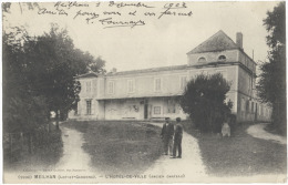 (47) MEILHAN L'HÔTEL De VILLE (ancien Château) 1903. Petite Animation. Réf. 2906. Dos Non Divisé. - Meilhan Sur Garonne