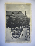 Germany: Gotha - Wasserkunst Mit Schloß Old Postcard Unused - Gotha