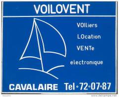 Sticker Autocollant " VOILOVENT " à Cavalaire 83 Var - Voile - Voilier - Otros & Sin Clasificación