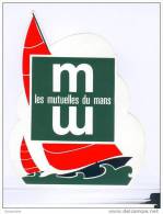 Sticker Autocollant " Les Mutuelles Du Mans " Voilier De Course - Le Mans 72 Sarthe - Autres & Non Classés