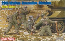 - DRAGON - Figurines 20 Th Waffen-Grenadier-Division Baltic States 1944 - 1/35°- Réf 6477 - - Figurine