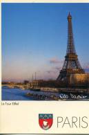 A.Monier - Paris (75) : La Tour Eiffel Au Crépuscule Et Le Pont D'Iéna - Monier