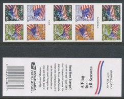 USA 2013 Scott 4782-4785, Flag For All Seasons, Booklet Pane Of 10 (Sennett Printer), MNH (**) - 1981-...