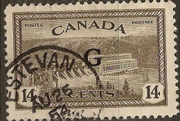 CANADA 1950 14c Official SG O186 U #AO252 - Aufdrucksausgaben