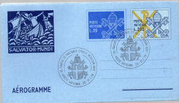 VATICANO / VATIKAN  AEROGRAMMA 1979 Salvator Mundi L. 220 + 20  MNH - Postal Stationeries