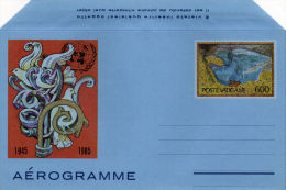 VATICANO / VATIKAN  AEROGRAMMA 1985  40° Nazioni Unite MNH - Enteros Postales