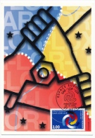 FRANCE - Carte Maximum - Espace Européen Sar Lor Lux - Metz - 1997 - 1990-1999