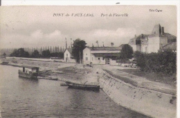 PONT DE VAUX (AIN) PORT DE FLEURVILLE 1930 - Pont-de-Vaux