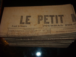 LE PETIT MARSEILLAIS-mois De Décembre 1914-lot De 25 Numéros Originaux - Le Petit Marseillais