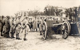 CPA 76 - MILITARIA - Carte Photo - Soldats / Militaires  Autour D´ Un Canon De 75 ?? - Matériel