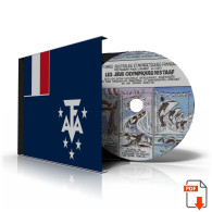 TAAF/FSAT: FRANCE ANTARCTICA STAMP ALBUM PAGES 1955-2011 (107 Color Illustrated Pages) - Englisch