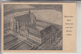 5560 WITTLICH - GROSSLITTGEN, Künstler-AK, Cistercienser-Abtei Nach Dem Wiederaufbau, 1927, Architekt Lehmenkühler-Köln - Wittlich