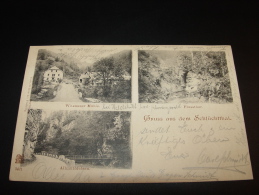 GRUSS AUS DEM SCHLÜCHTTHAL WITZNAUER MÜHLE WALDSHUT 1899 Nach GÖPPINGEN - Waldshut-Tiengen