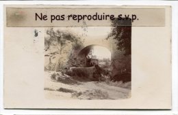 - Carte Photo Splendide, Petit Pont, Aqueduc ?, Cachet Marseille, Avenue Du Prado, Maison Derrière, TBE, Scans. - Castellane, Prado, Menpenti, Rouet