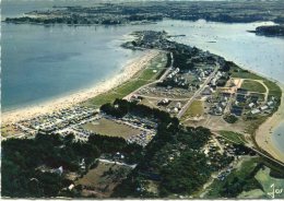 CPSM 29  ILE  TUDY SA PLAGE ET SES CAMPINGS  Grand Format 15 X 10,5 - Ile Tudy